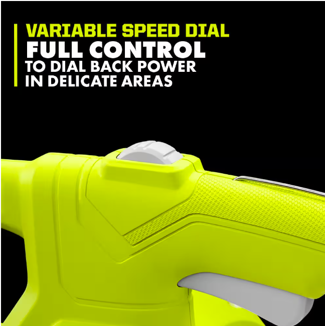 Ryobi 40V Vac Attack Cordless Leaf Vacuum/Mulcher with 5.0 Ah Battery and Charger