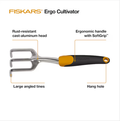 Fiskars 6-in Steel Hand Tiller