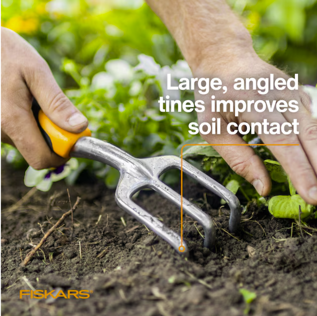 Fiskars 6-in Steel Hand Tiller