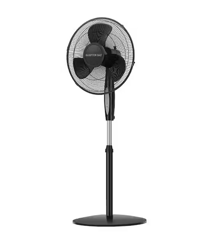 Hampton Bay 16 in. 3 Speed Digital Oscillating Standing Fan with Adjustable Height