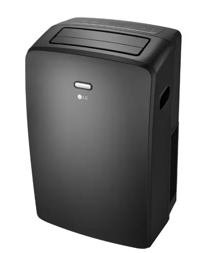 LG 8,000 BTU (12,000 BTU ASHRAE) 115-Volt Portable Air Conditioner Cools 350 Sq. Ft. with Dehumidifier and Wi-Fi in Gray