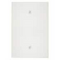 1-Gang White Blank Plate Plastic Jumbo/Oversized Wall Plate (1-Pack) 88114-000