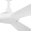 Tager 60 in. Smart Indoor/Outdoor Matte White Ceiling Fan without Light with Remote Powered by Hubspace