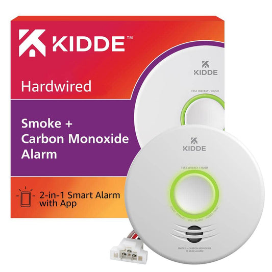 Smart Smoke and Carbon Monoxide Detector, Hardwired with Voice Alert