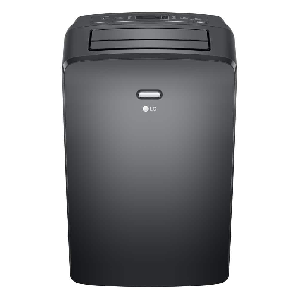 8,000 BTU (12,000 BTU ASHRAE) 115-Volt Portable Air Conditioner Cools 350 Sq. Ft. with Dehumidifier and Wi-Fi in Gray