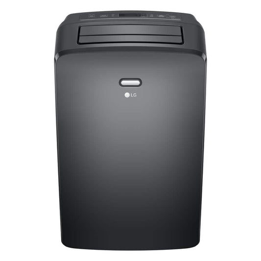 8,000 BTU (12,000 BTU ASHRAE) 115-Volt Portable Air Conditioner Cools 350 Sq. Ft. with Dehumidifier and Wi-Fi in Gray