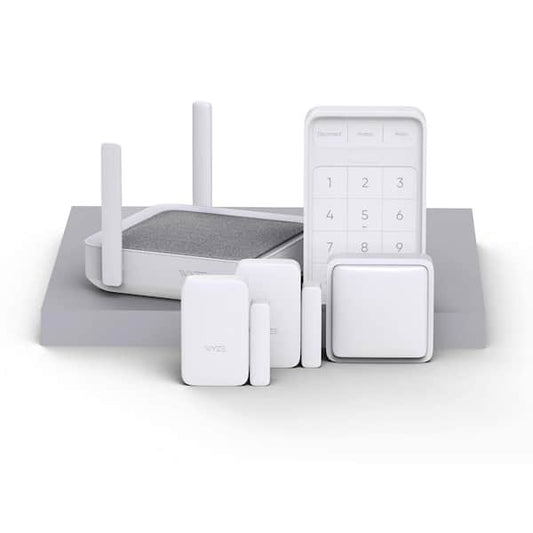 Wireless Home Security Sensor Kit with Hub, Keypad, Motion, Entry Sensors, and 6 Mo. of 24/7 Professional Monitoring