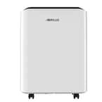 50 pt. 4,500 sq. ft. Quiet Dehumidifier in White with Drain Hose for Home, Basement, with Auto Defrost, 24H Timer